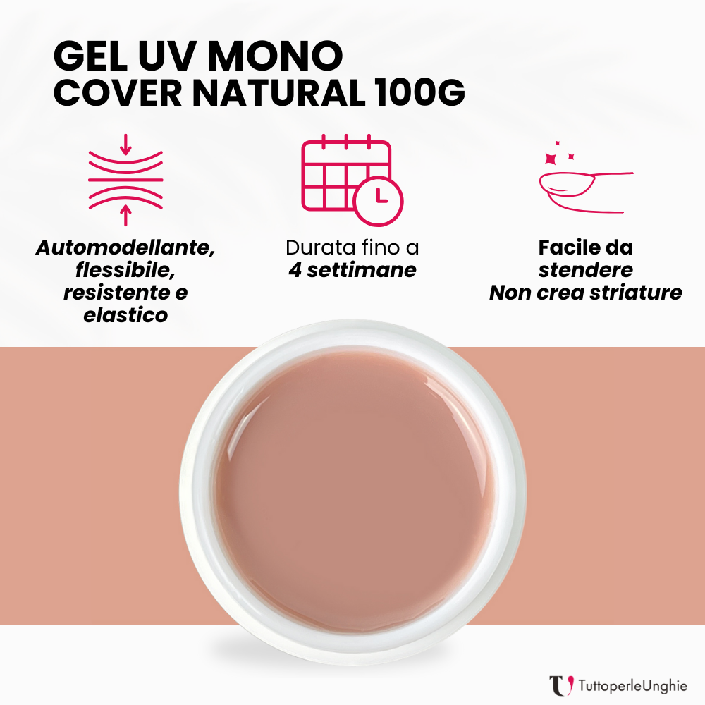 Gel UV Mono Cover Natural 100g