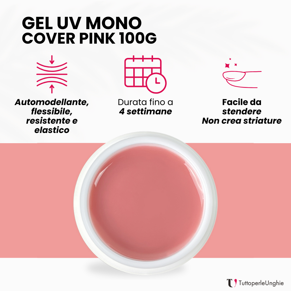 Gel UV Mono Cover Pink 100g