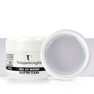 Gel uv mono glitter clear 30g