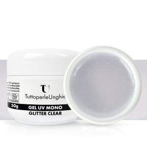 Gel uv mono glitter clear 50g