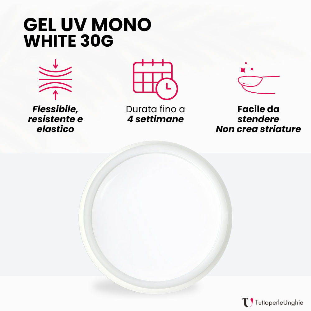 Gel UV Mono White 30g