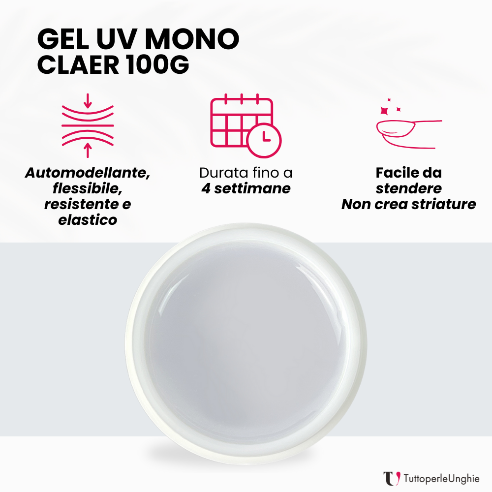 Gel UV Mono Clear 100g