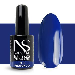 Smalto semipermanente nail lacq blu profondo-