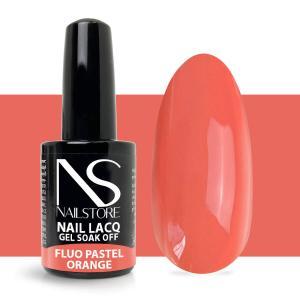 Smalto semipermanente nail lacq fluo pastel orange-