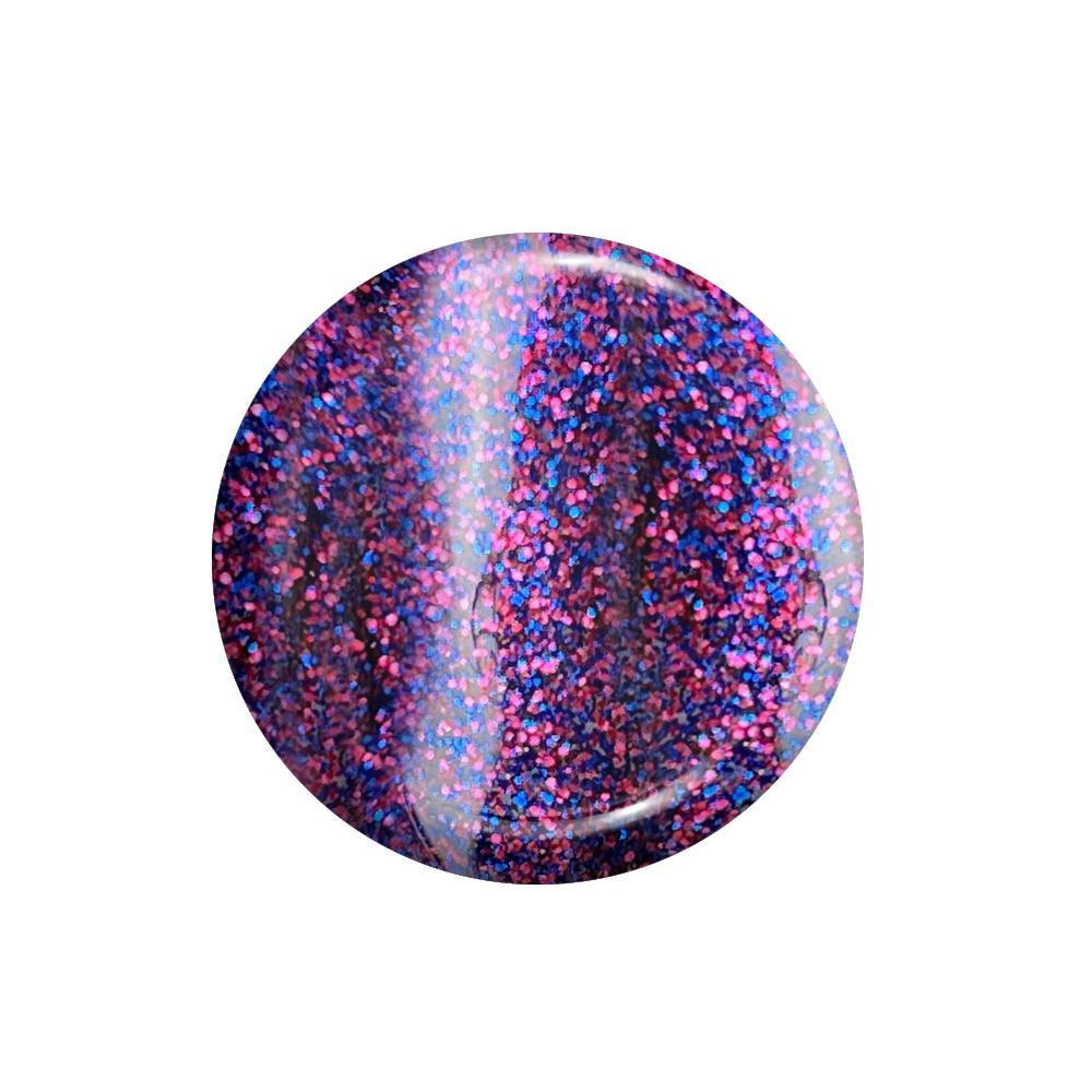 Smalto Semipermanente Glitter Rosa Blu 15ml