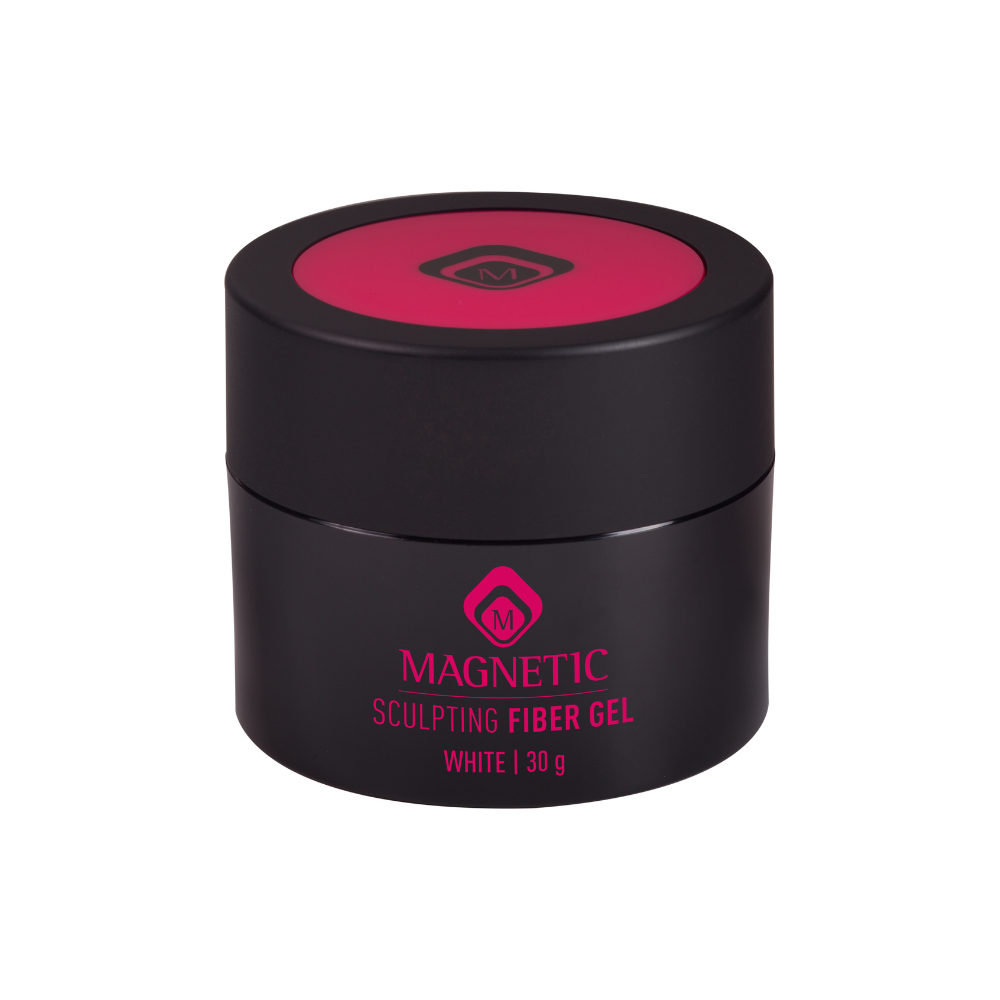 Magnetic Sculpting Fiber Gel White 30g