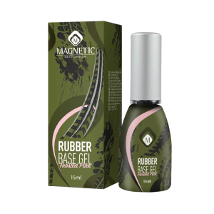 Rubber base gel frosted pink 15ml