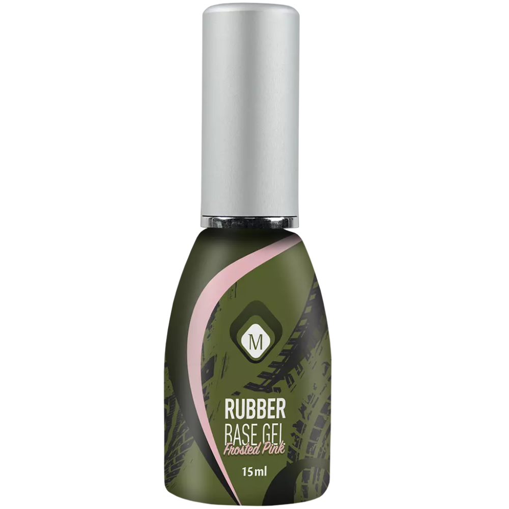 Rubber Base Gel Frosted Pink 15ml