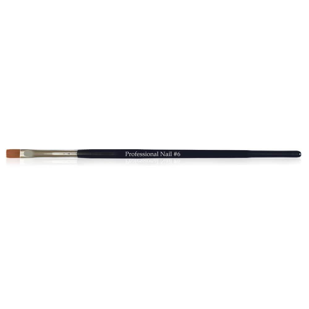 Pennello Piatto per Gel UV n.6 - TuttoperleUnghie